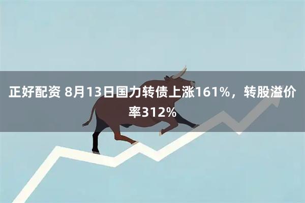 正好配资 8月13日国力转债上涨161%,转股溢价率312%