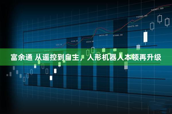 富余通 从遥控到自主,人形机器人本领再升级