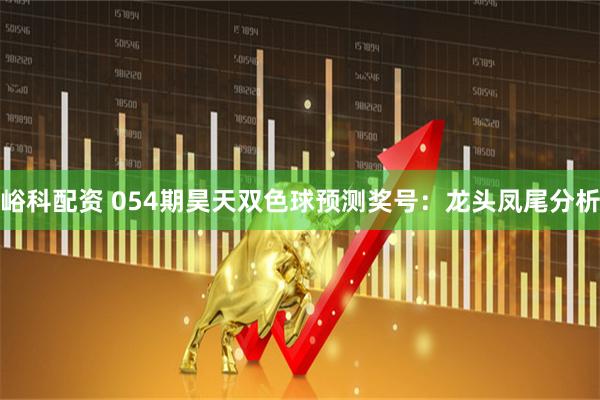 峪科配资 054期昊天双色球预测奖号：龙头凤尾分析